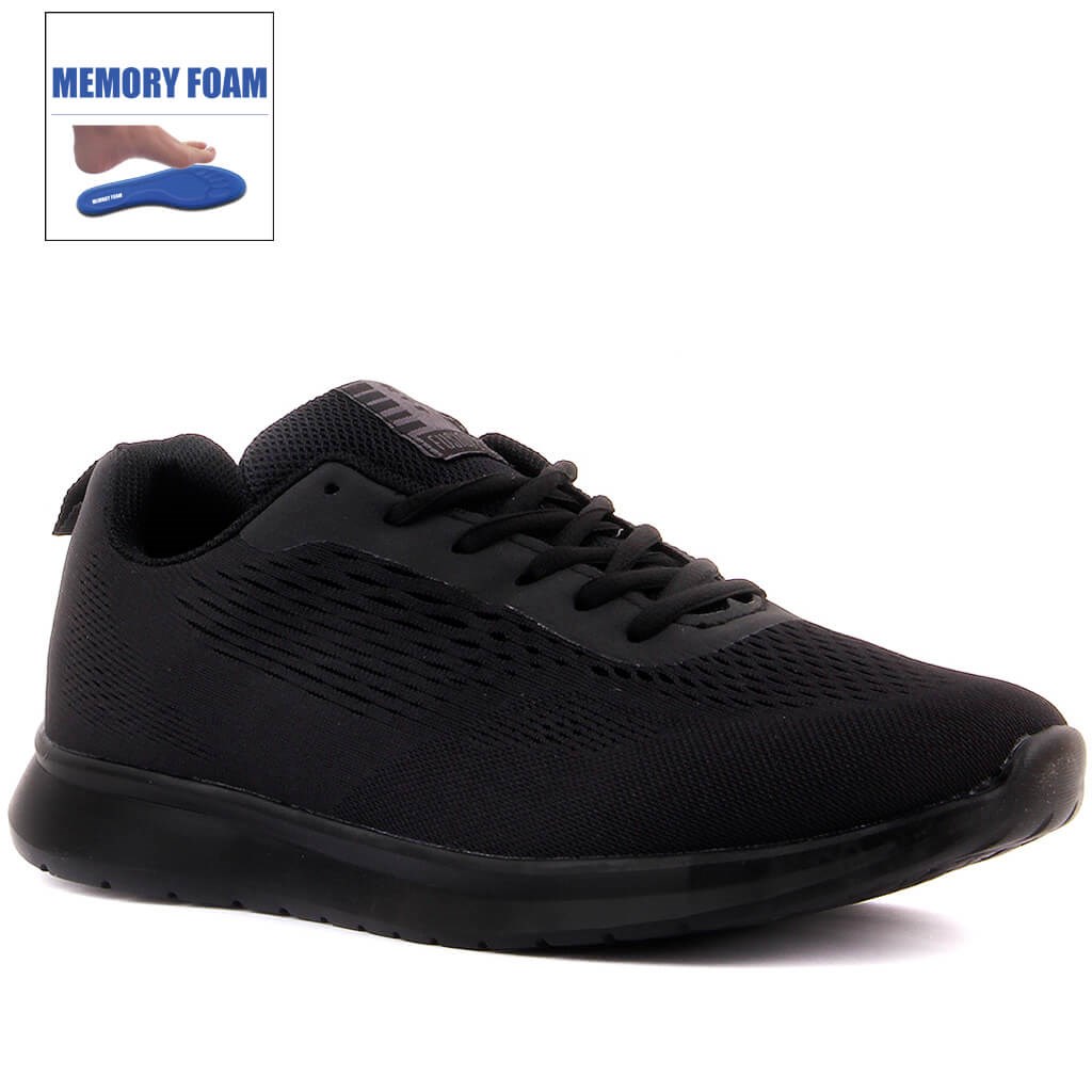 Siyah Renk Memory Foam Taban Erkek Spor Ayakkabı 315-20YTOKYO R1