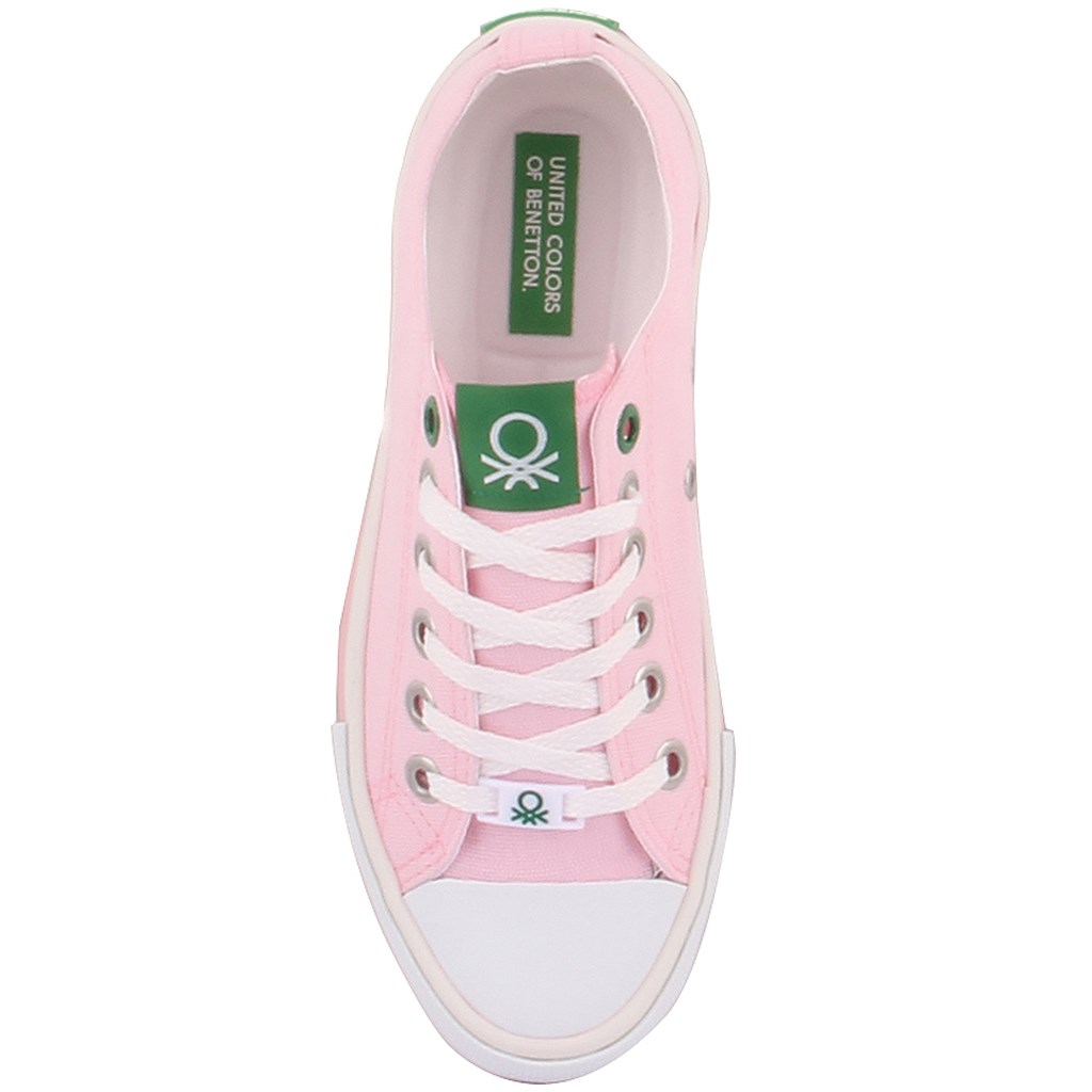 Benetton - Pembe Renk Bağcıklı Kadın Günlük Ayakkabı 291-30176-3374 R96  PEMBE