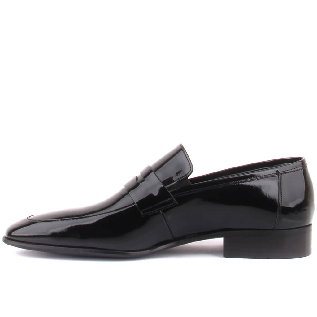 Fosco - Siyah Rugan Deri Bağcıksız Erkek Klasik Ayakkabı 290-2061 430/843  SIYAH RUGAN