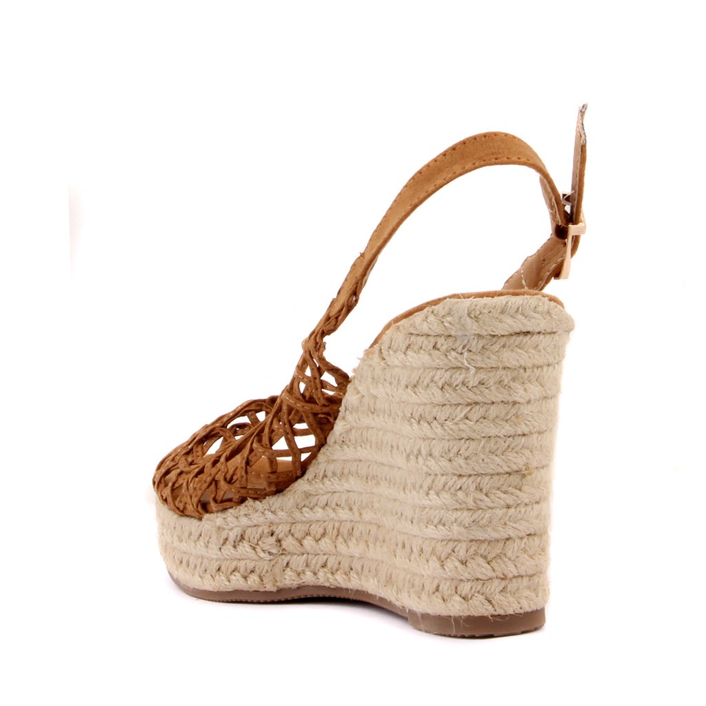 Guja - Taba Renk Kadın Dolgu Topuk Sandalet 292-20Y246-1 R6 CAMEL