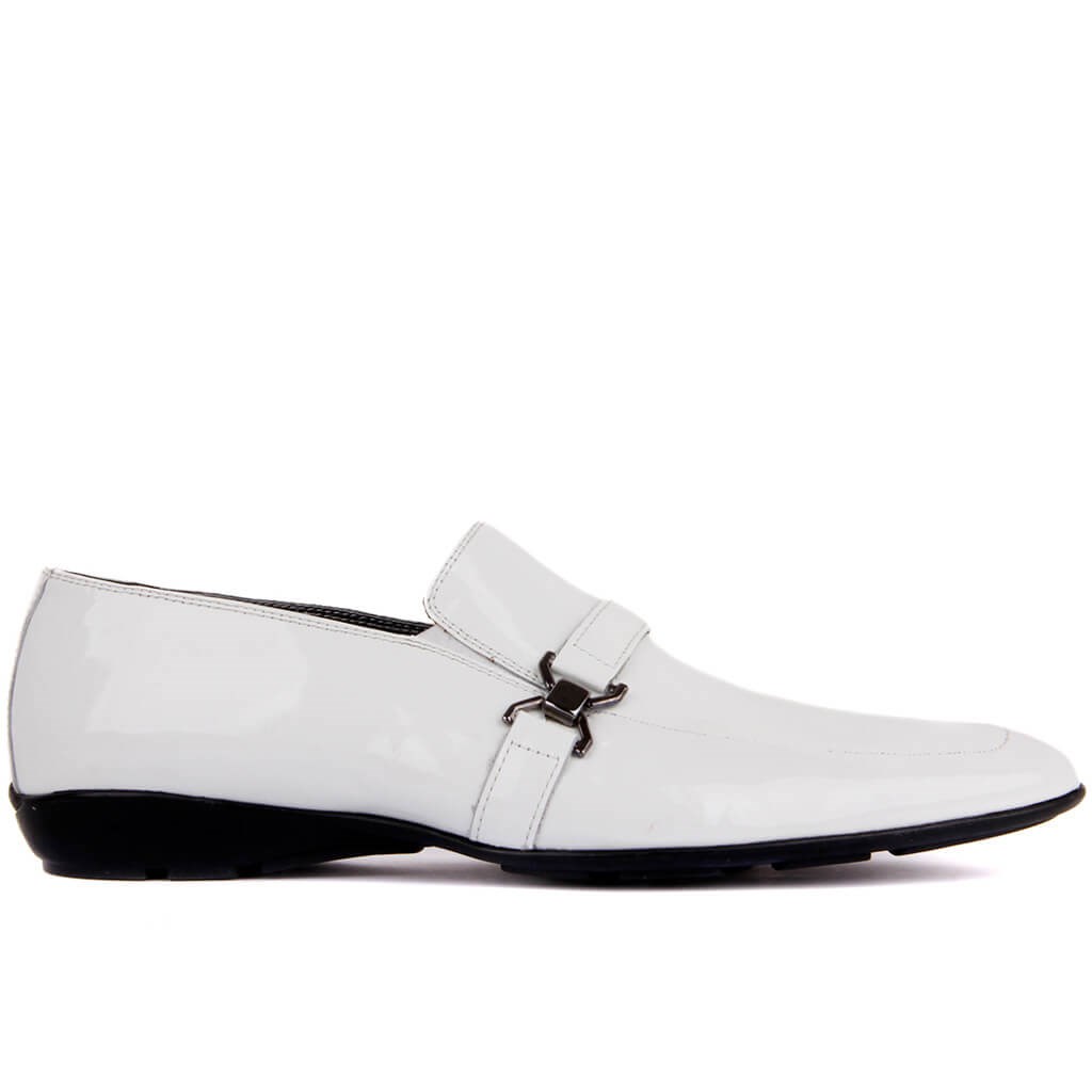 Sail Lakers - Beyaz Rugan Klasik Ayakkabı 101-9128-591 - R6
