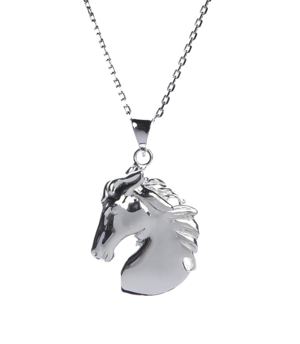 GÜMÜŞ AT BAŞI KOLYE