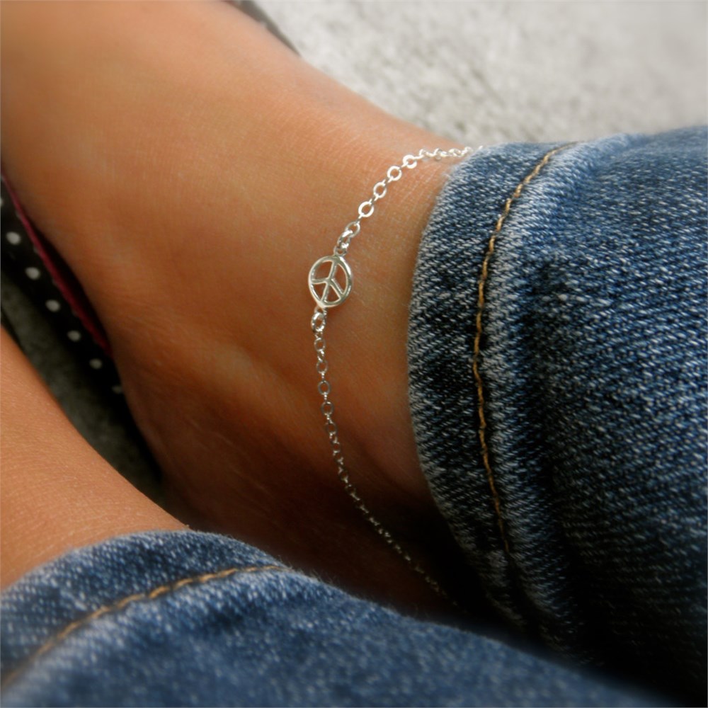 GÜMÜŞ BARIŞ SEMBOLÜ HALHAL