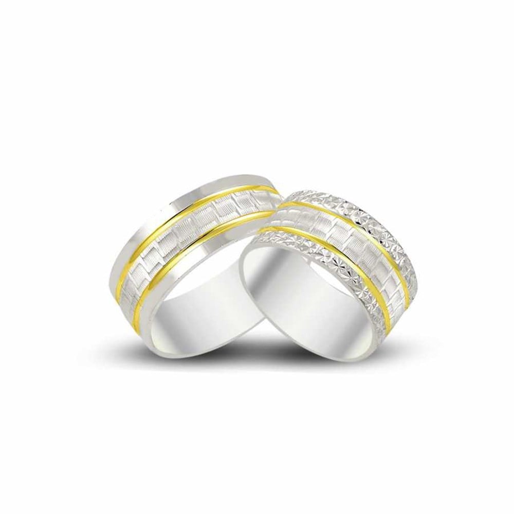 GÜMÜŞ ÇİFT RENK ALYANS