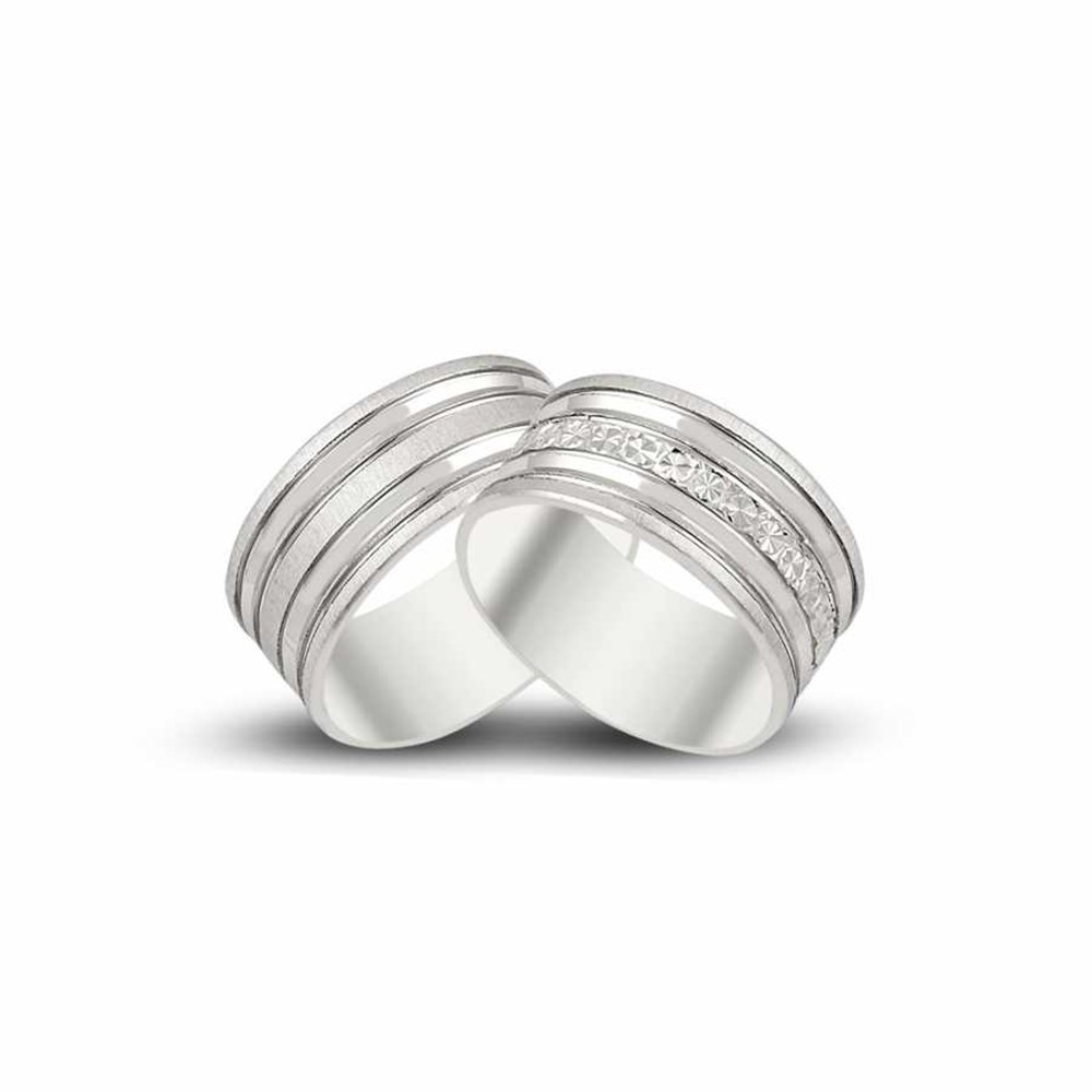 GÜMÜŞ ÇİZGİLİ MODEL ALYANS