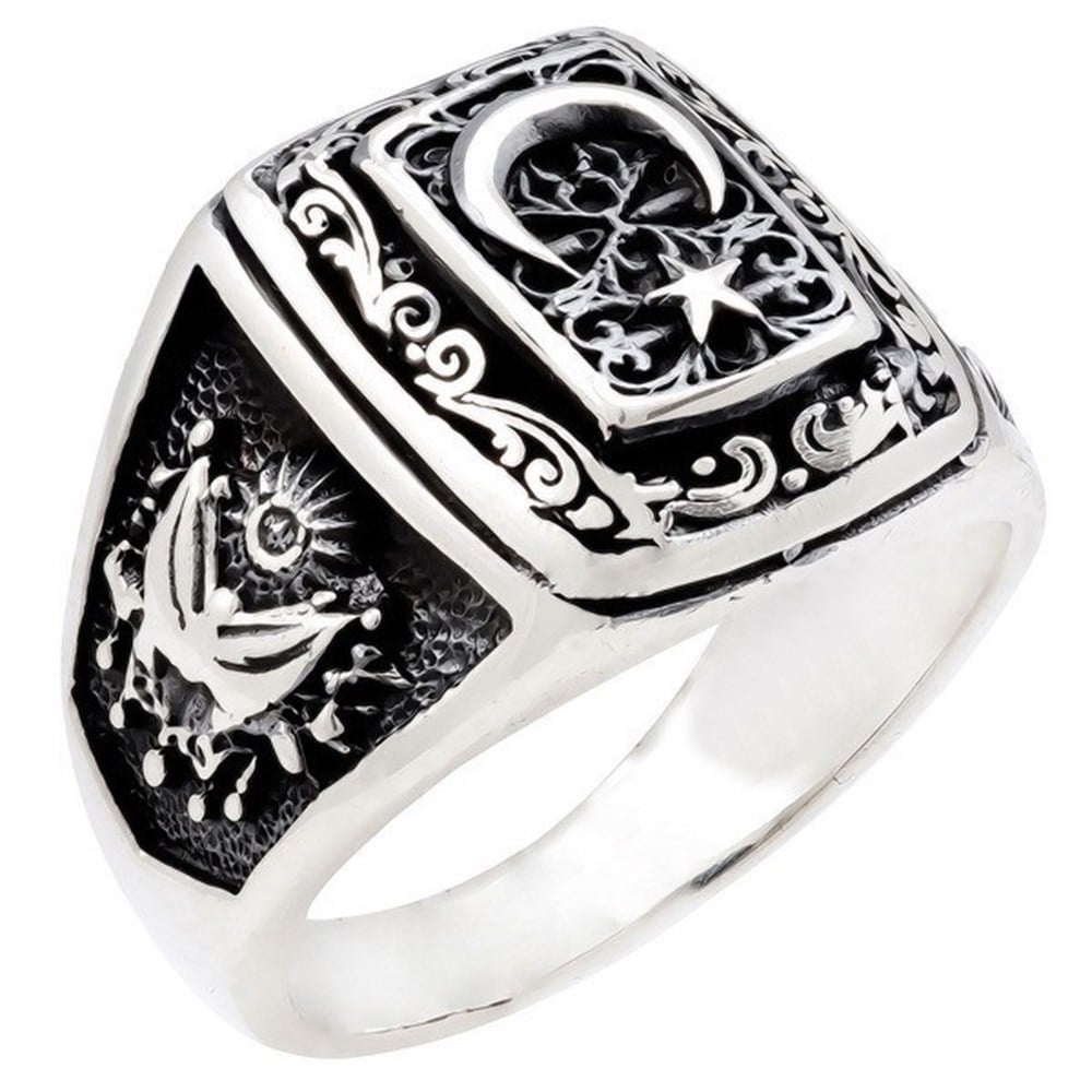 GÜMÜŞ DEVLET BAHÇELİ YÜZÜĞÜ