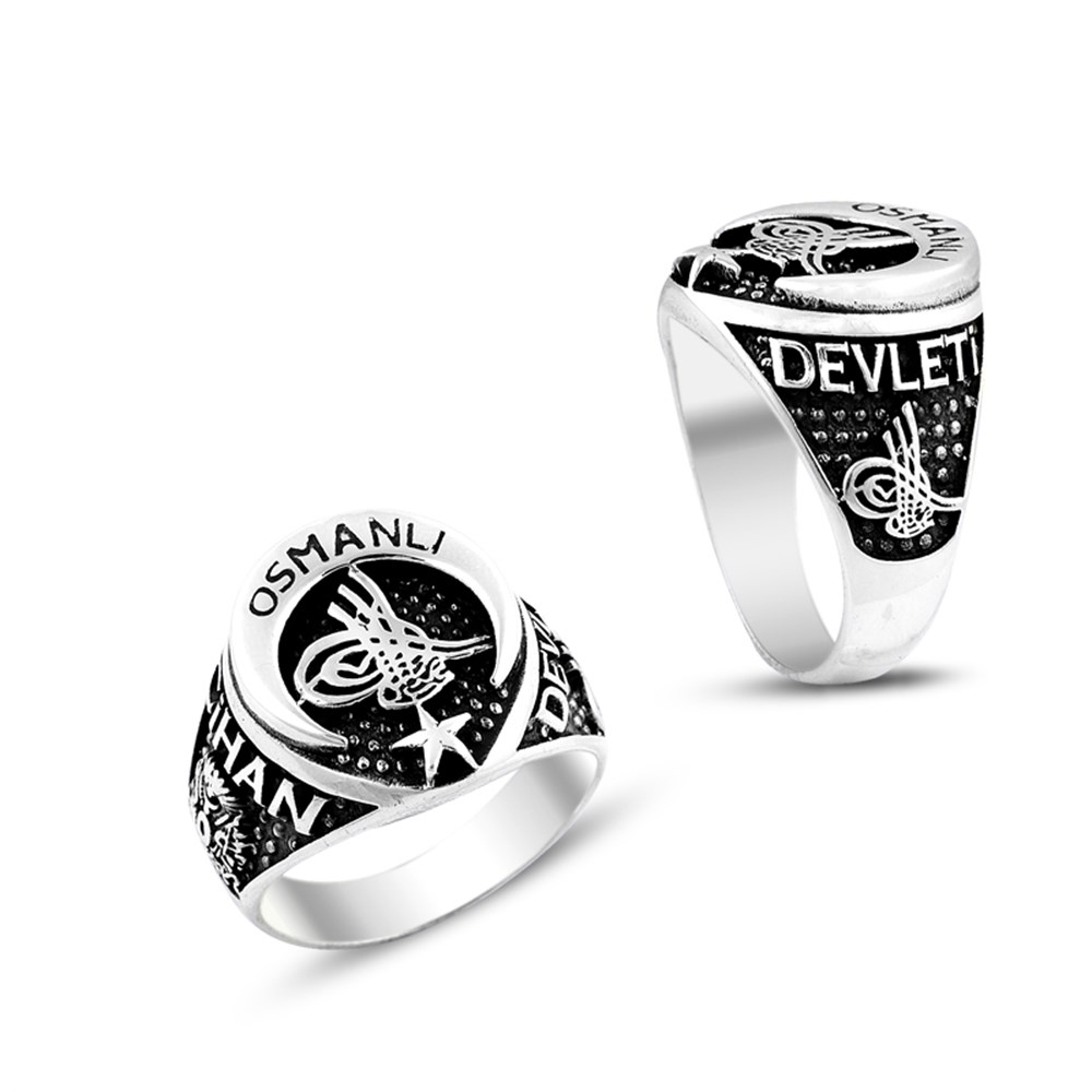 GÜMÜŞ OSMANLI CİHAN DEVLETİ YÜZÜĞÜ