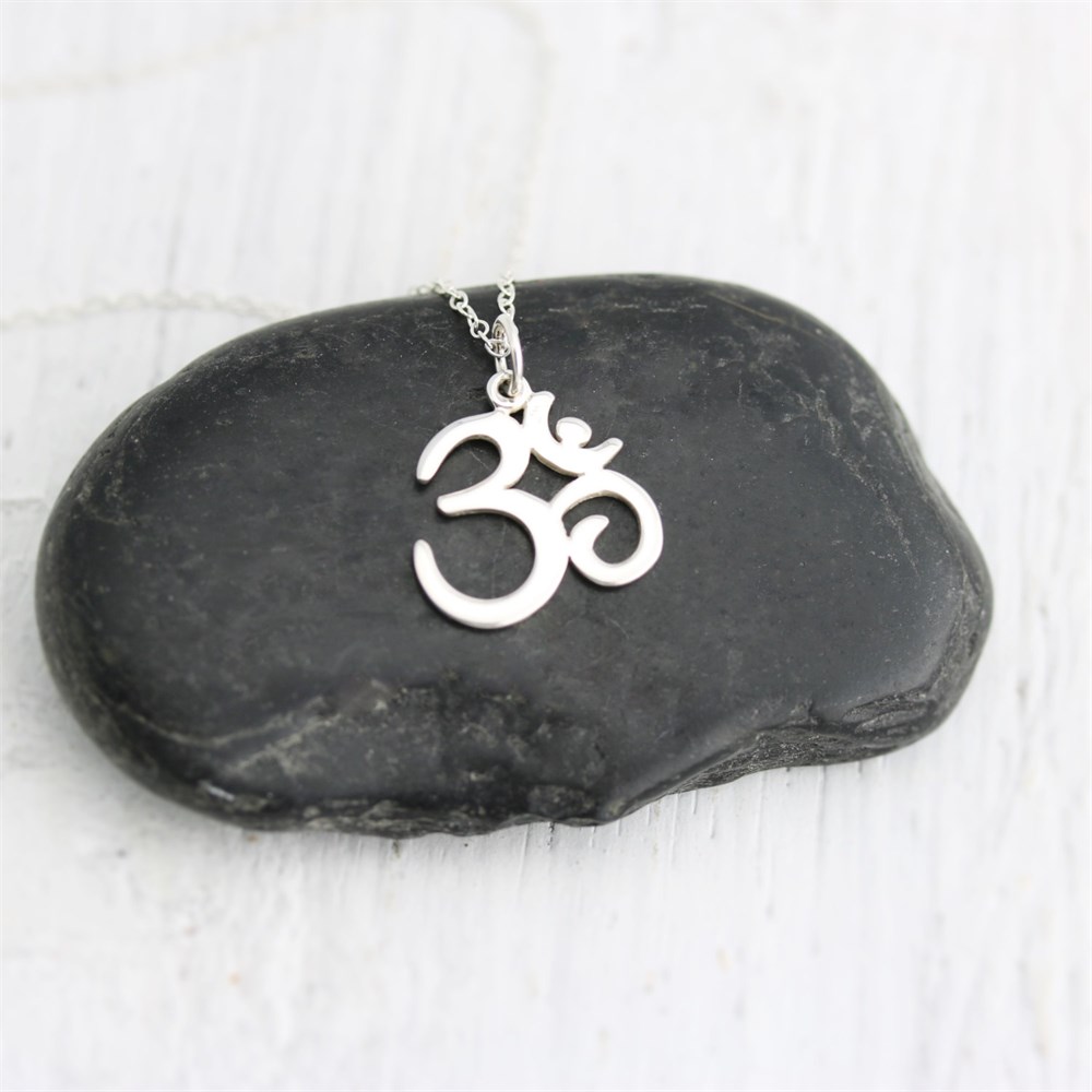 GÜMÜŞ ÖZEL TASARIM OHM (OM) KOLYESİ