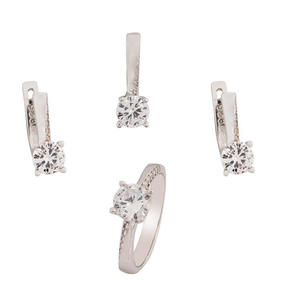 GÜMÜŞ ŞIK TASARIMLI 925 AYAR SET