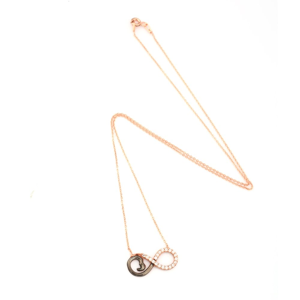 GÜMÜŞ SONSUZLUK KOLYESİ