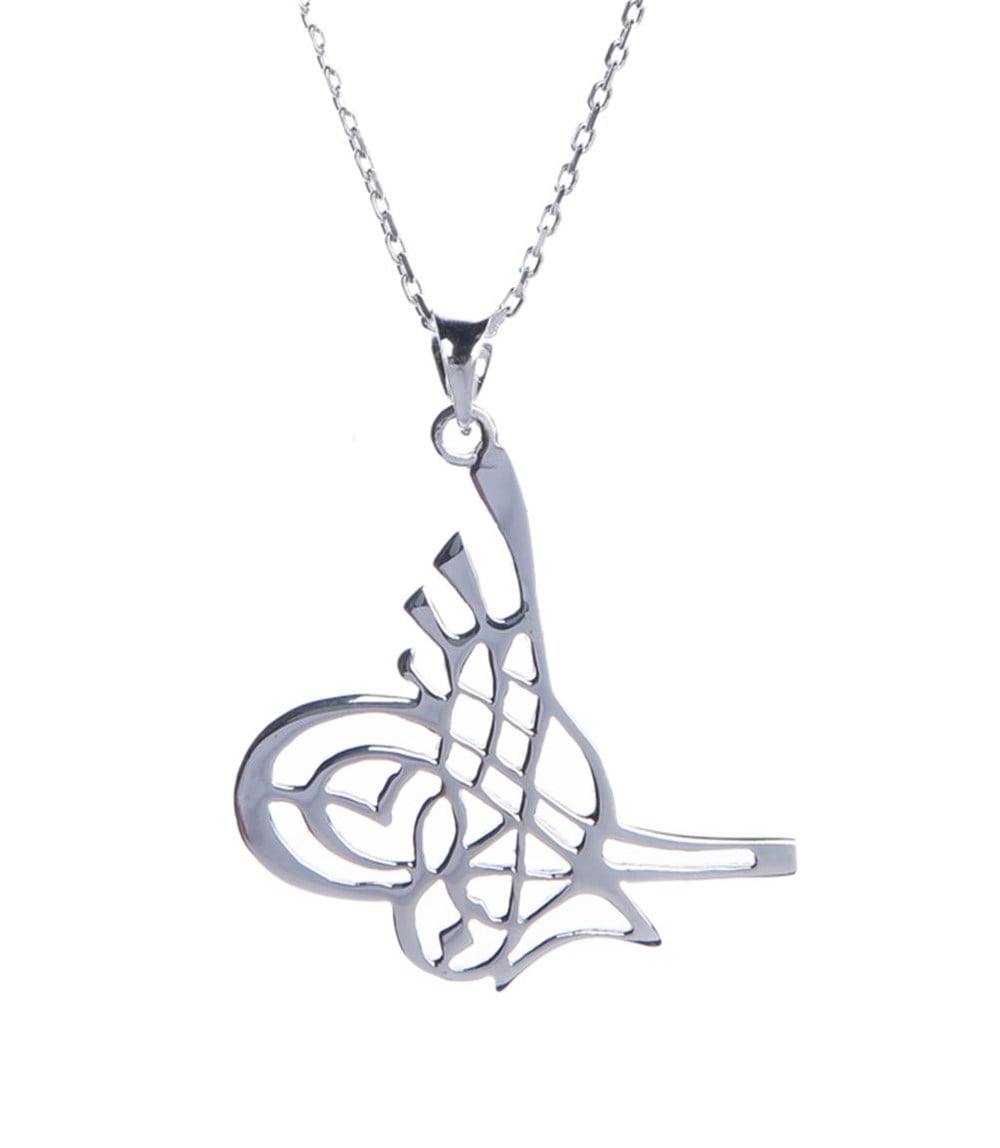 GÜMÜŞ TUĞRA KOLYESİ