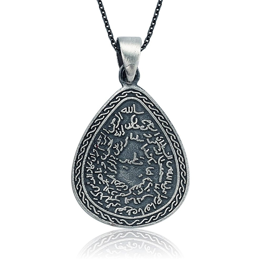 GÜMÜŞ ZİNCİRLİ KITMİR KOLYE