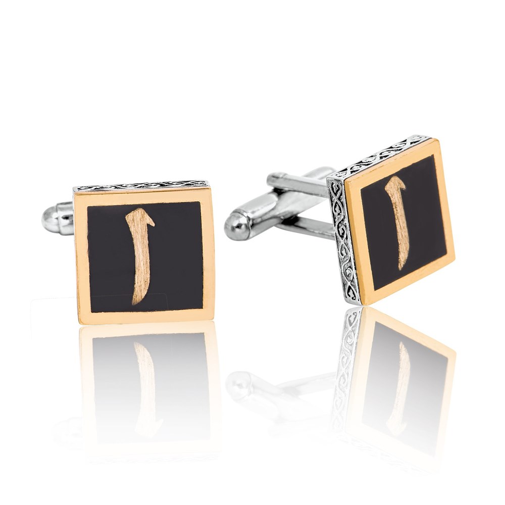 GÜMÜŞ MİNELİ ELİF MODEL KOL DÜĞMESİ