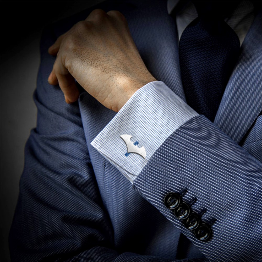 GÜMÜŞ YARASA MODEL KOL DÜĞMESİ