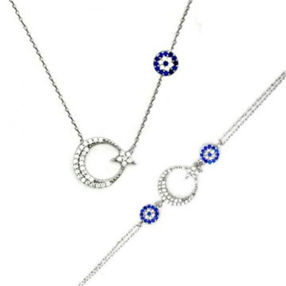 GÜMÜŞ AY YILDIZ MODEL SET