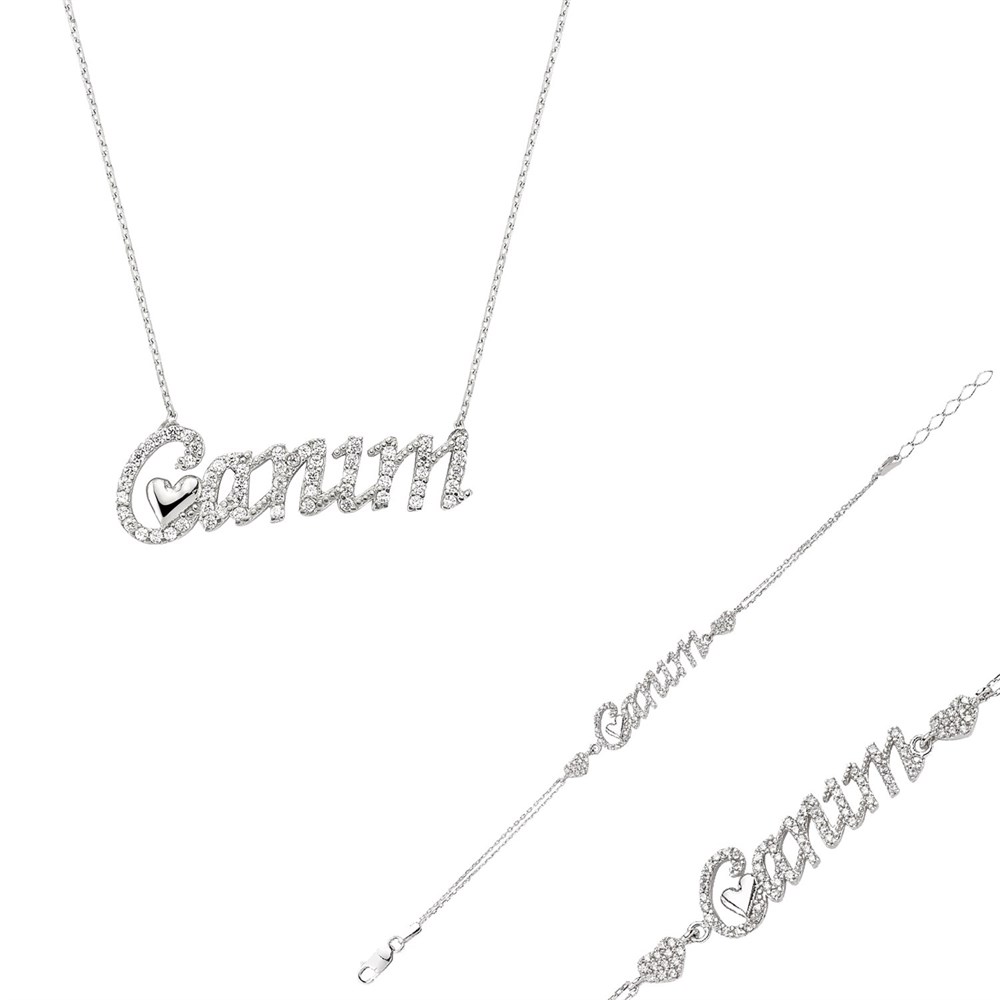 GÜMÜŞ CANIM YAZILI SET