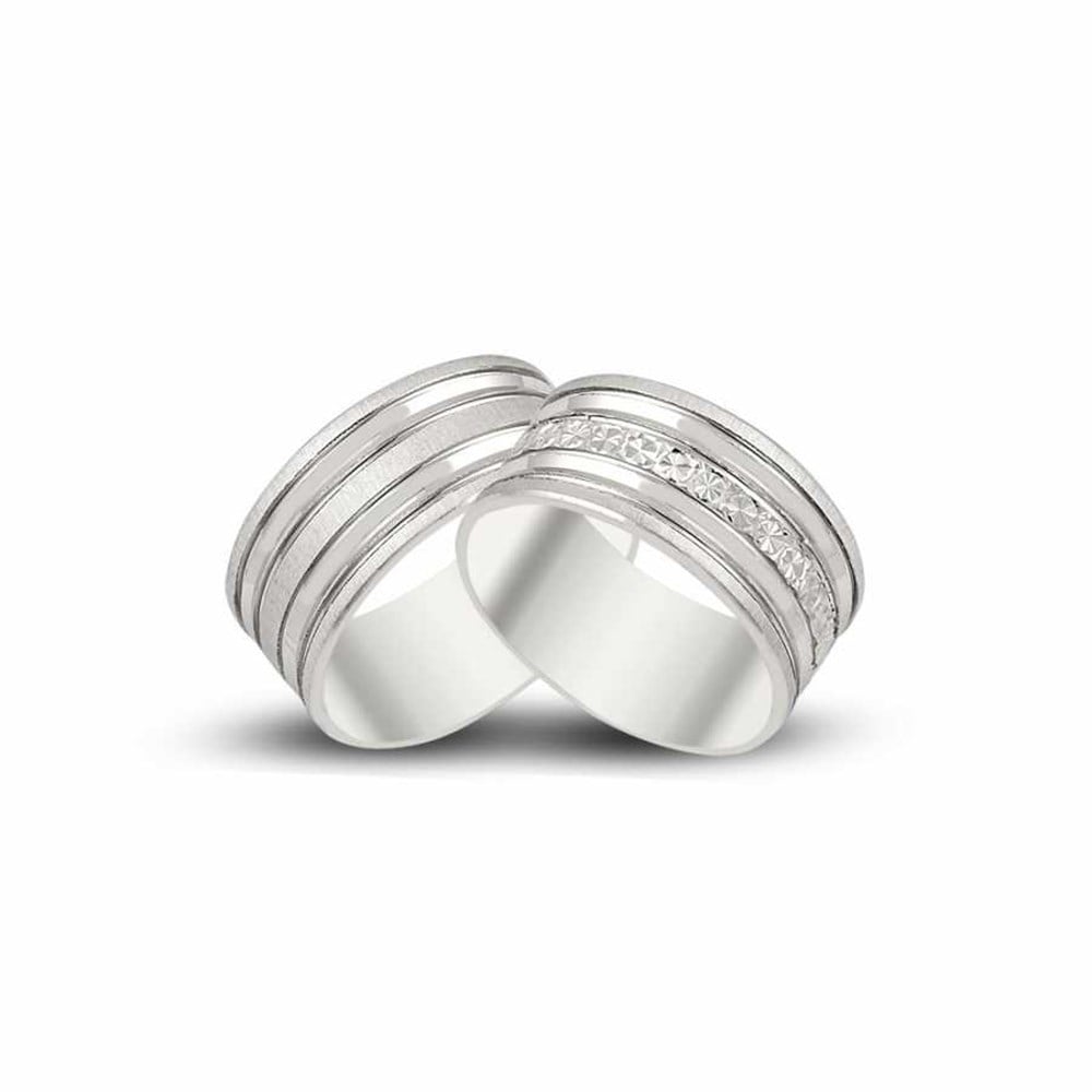 GÜMÜŞ ÇİZGİLİ MODEL ALYANS