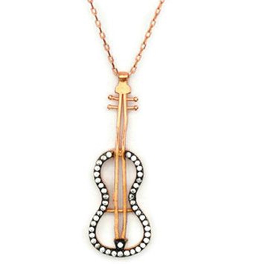 GÜMÜŞ KEMAN MODEL KOLYE