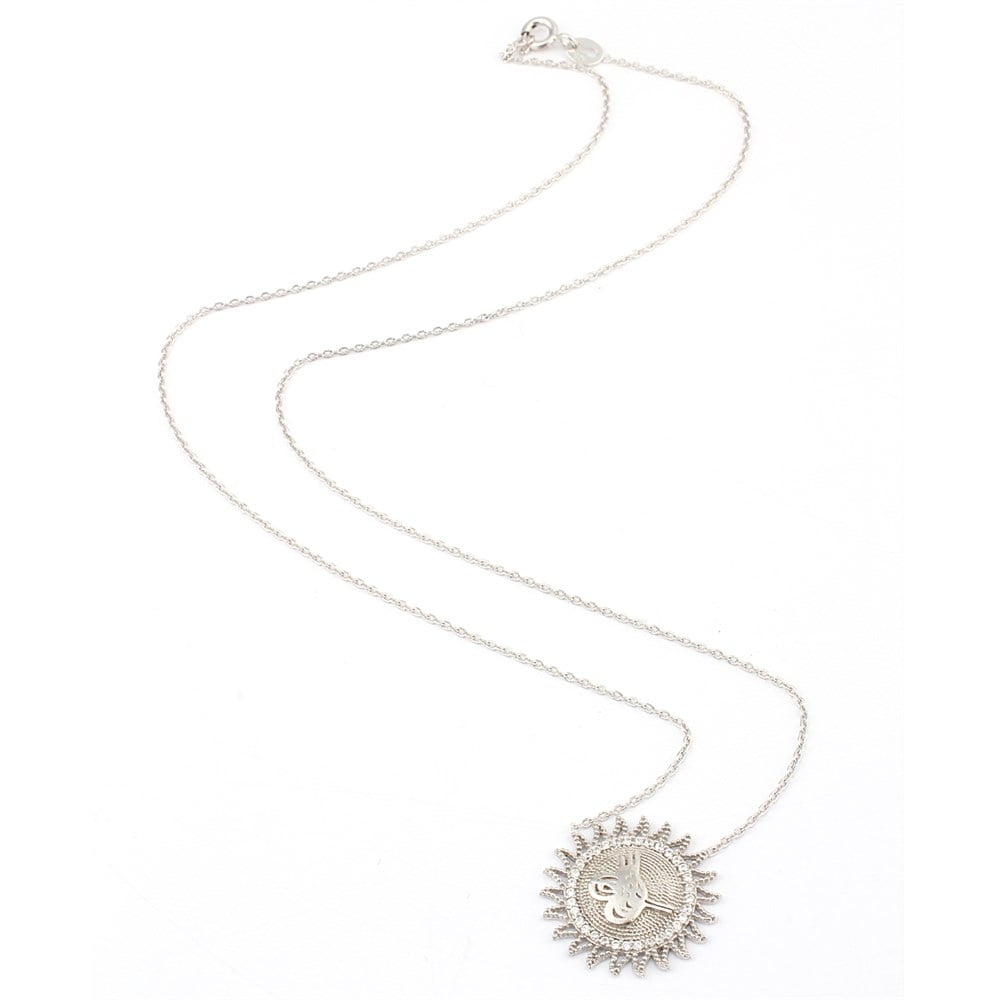 GÜMÜŞ KOLEKSİYON MODEL TUĞRALI KOLYE