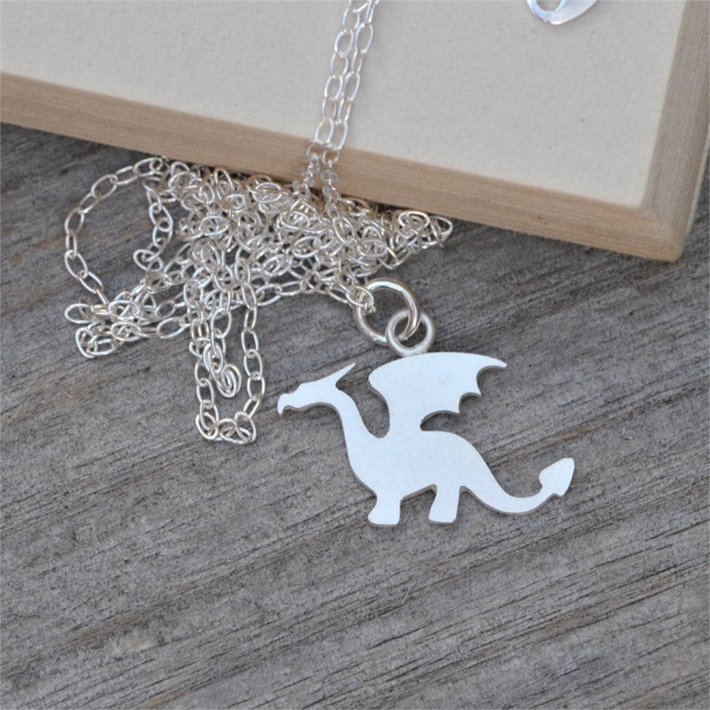 GÜMÜŞ ÖZEL TASARIM EJDERHA KOLYE