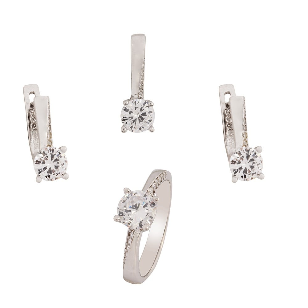 GÜMÜŞ ŞIK TASARIMLI 925 AYAR SET