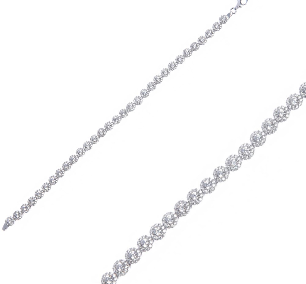 GÜMÜŞ TAŞLI BİLEKLİK