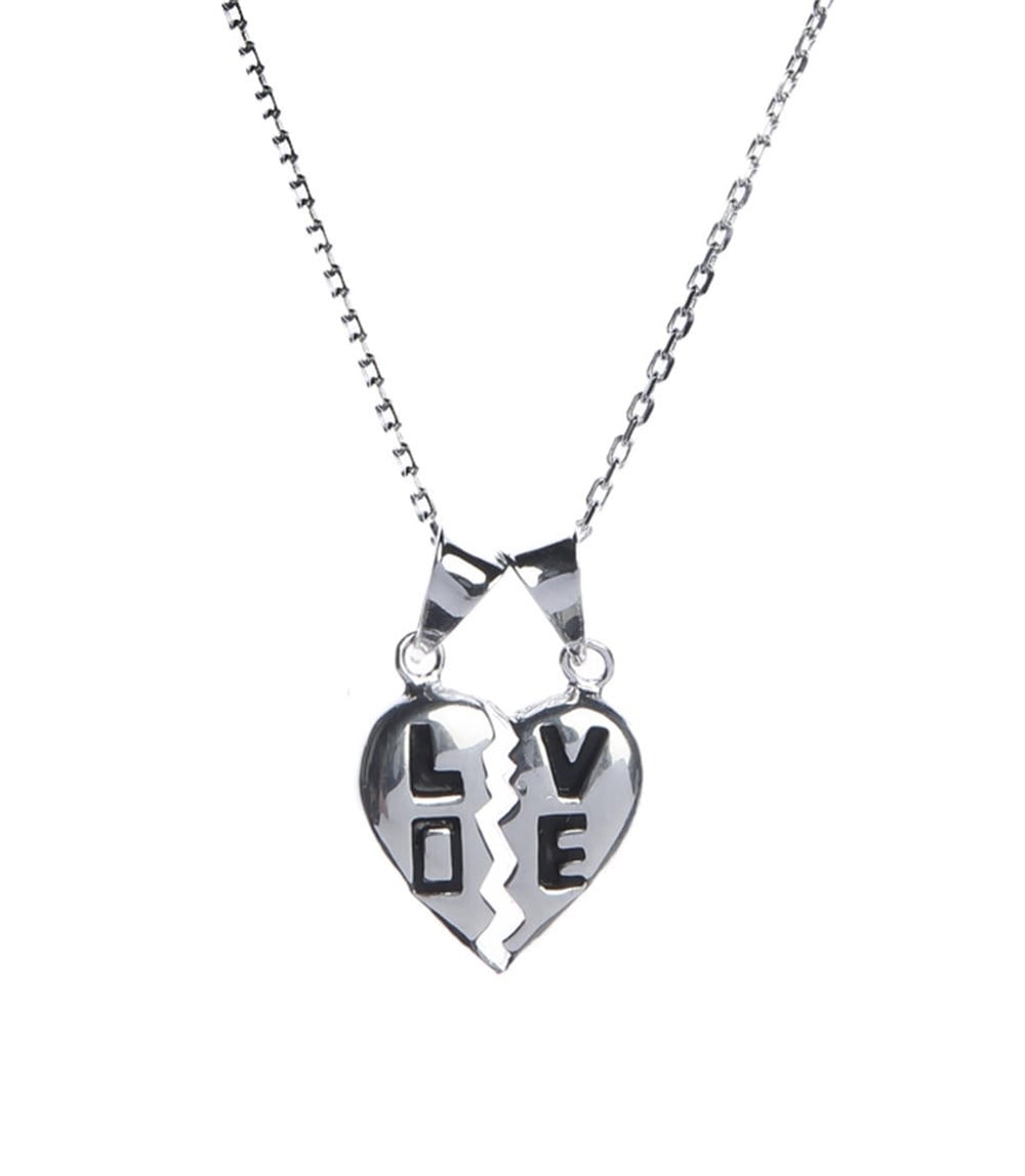 GÜMÜŞ YENİ LOVE KOLYESİ