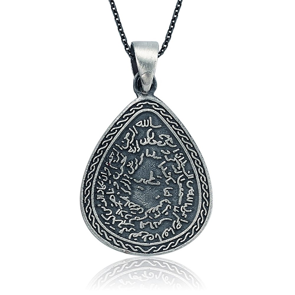 GÜMÜŞ ZİNCİRLİ KITMİR KOLYE