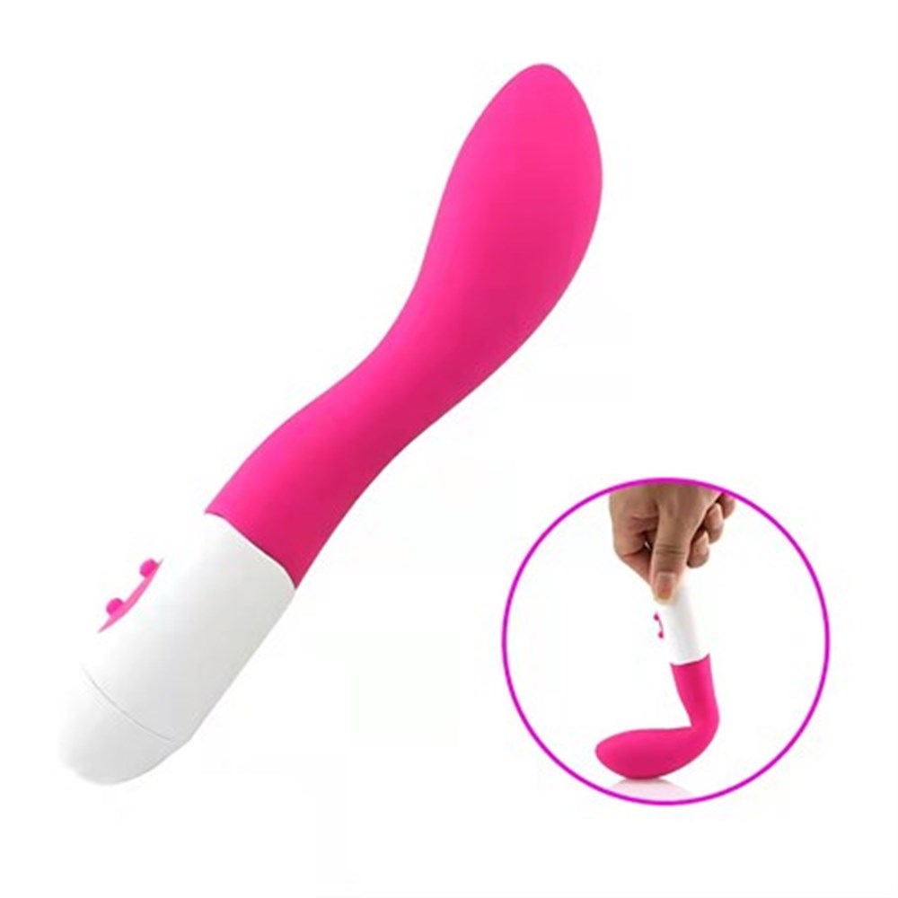 Güçlü Titreşimli 18,5cm Özel Kıvrımlı Teknolojik Modern Vibratör