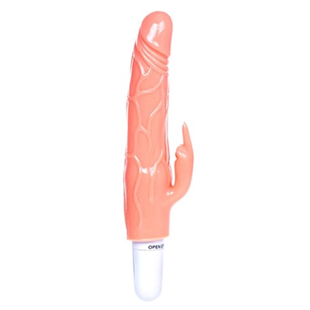 Klitoris Uyarıcılı 20cm Titreşimli Vibratör Penis