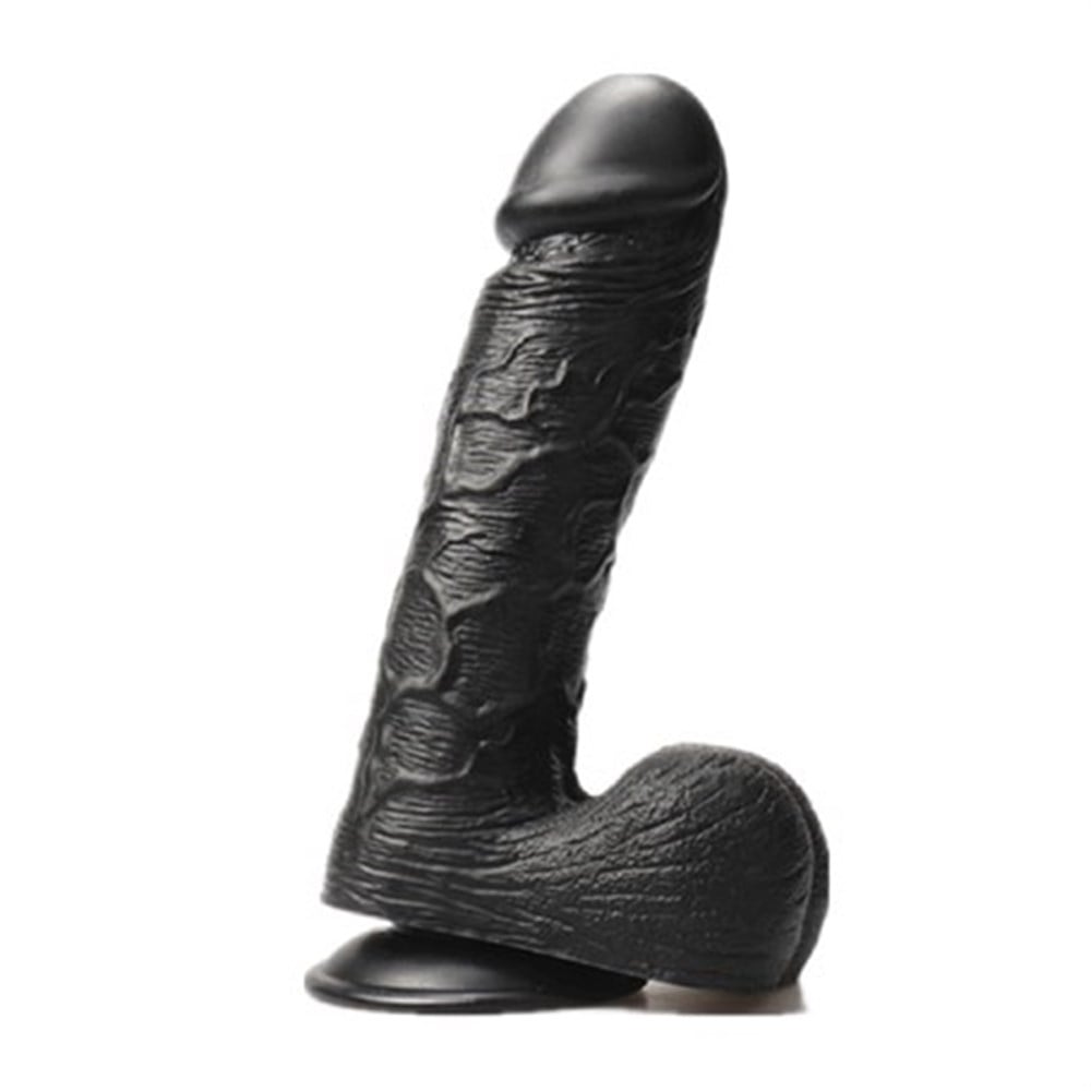 Dev Boy Realistik 24cm Vantuzlu Zenci Penis Dildo