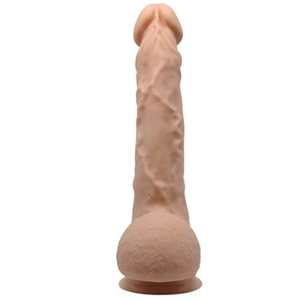Realistik Vantuzlu 24cm Gerçekçi Et Dokusunda Penis Dildo