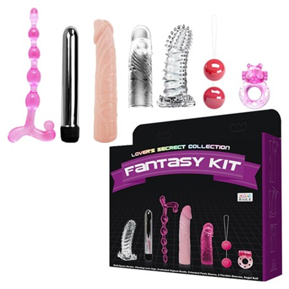 7'li Muhteşem Vibratörlü Fantezi Seti