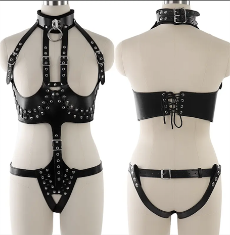 Deri Tam Vücut Fetish Kemeri