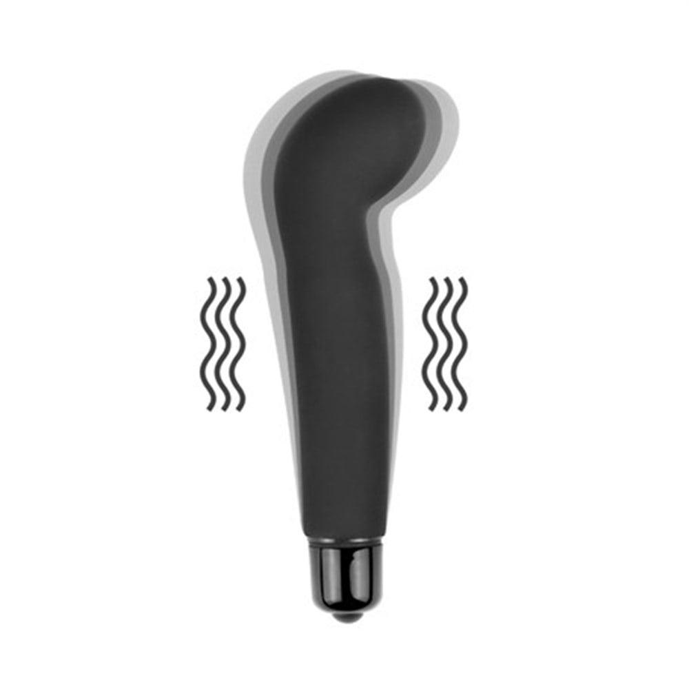 Iwhizz G-Spot 12.5cm Uyarıcılı Titreşimli Anal Plug Vibratör