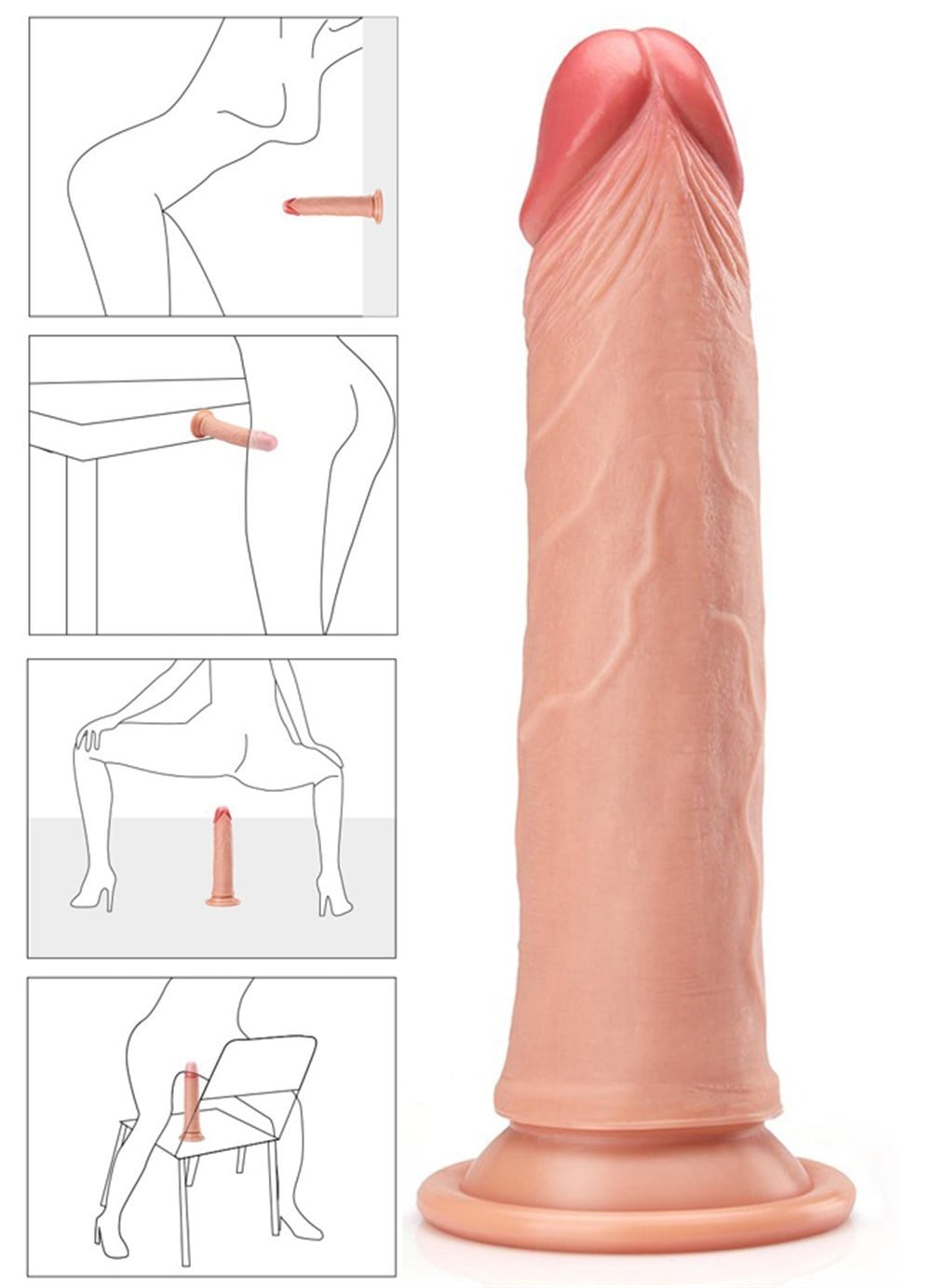 Lovetoy Nature 18,5cm Yeni Nesil Realistik Anal Penis Dildo