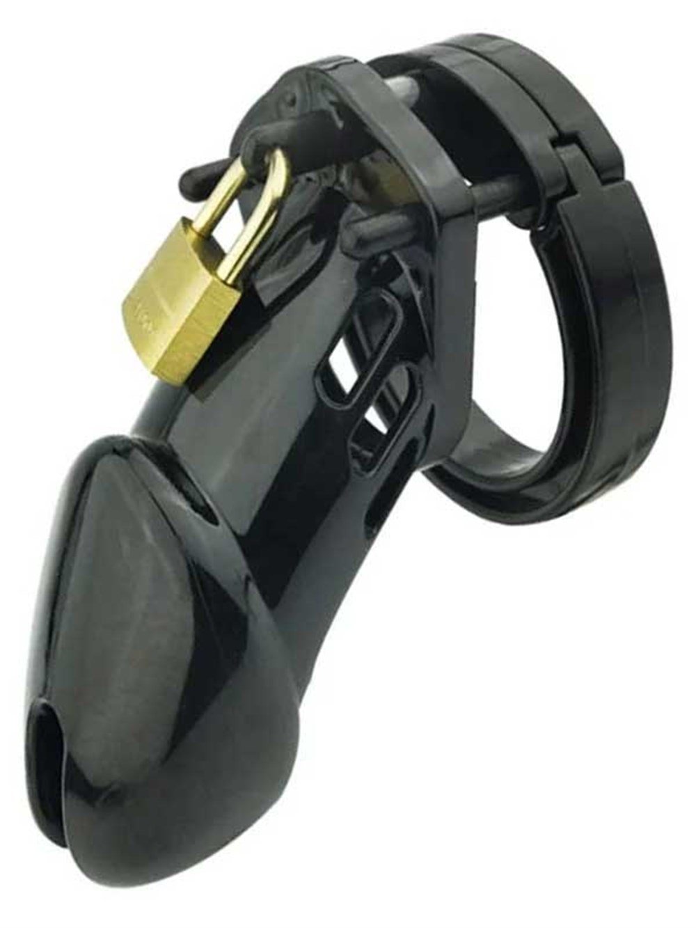 BDSM Siyah Kilitli Penis Kafesi