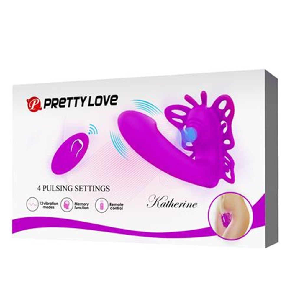 Katherina USB Şarjlı Uzaktan Kumandalı 12 Titreşim 4 Darbe Fonksiyonlu Teknolojik G-Spot Vajinal Vibratör