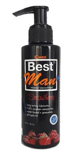 Cabs Best Man Su Bazlı Çilek Aromalı Anal Kayganlaştırıcı Jel 150ml