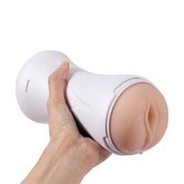 USB Şarjlı 10 Fonksiyonlu Sesli ve Titreşimli Realistik Suni Vajina Mastürbatör