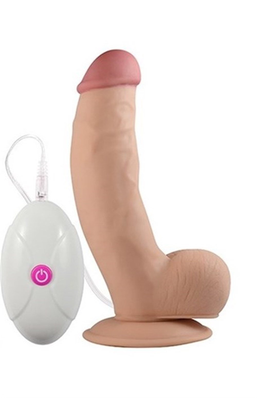 20 cm Belden Bağlamalı Titreşimli Realistik Dildo Penis Set
