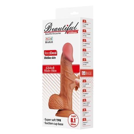 20,6 cm Realistik Vantuzlu Dildo Penis - Catoplebas