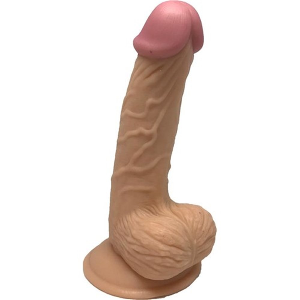 Gerçekçi Vantuzlu Realistik Penis Anal Vajinal Dildo 20CM