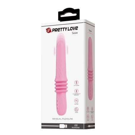 USB Şarjlı İleri Geri Hareketli Teknolojik Vibratör Mor – Susie