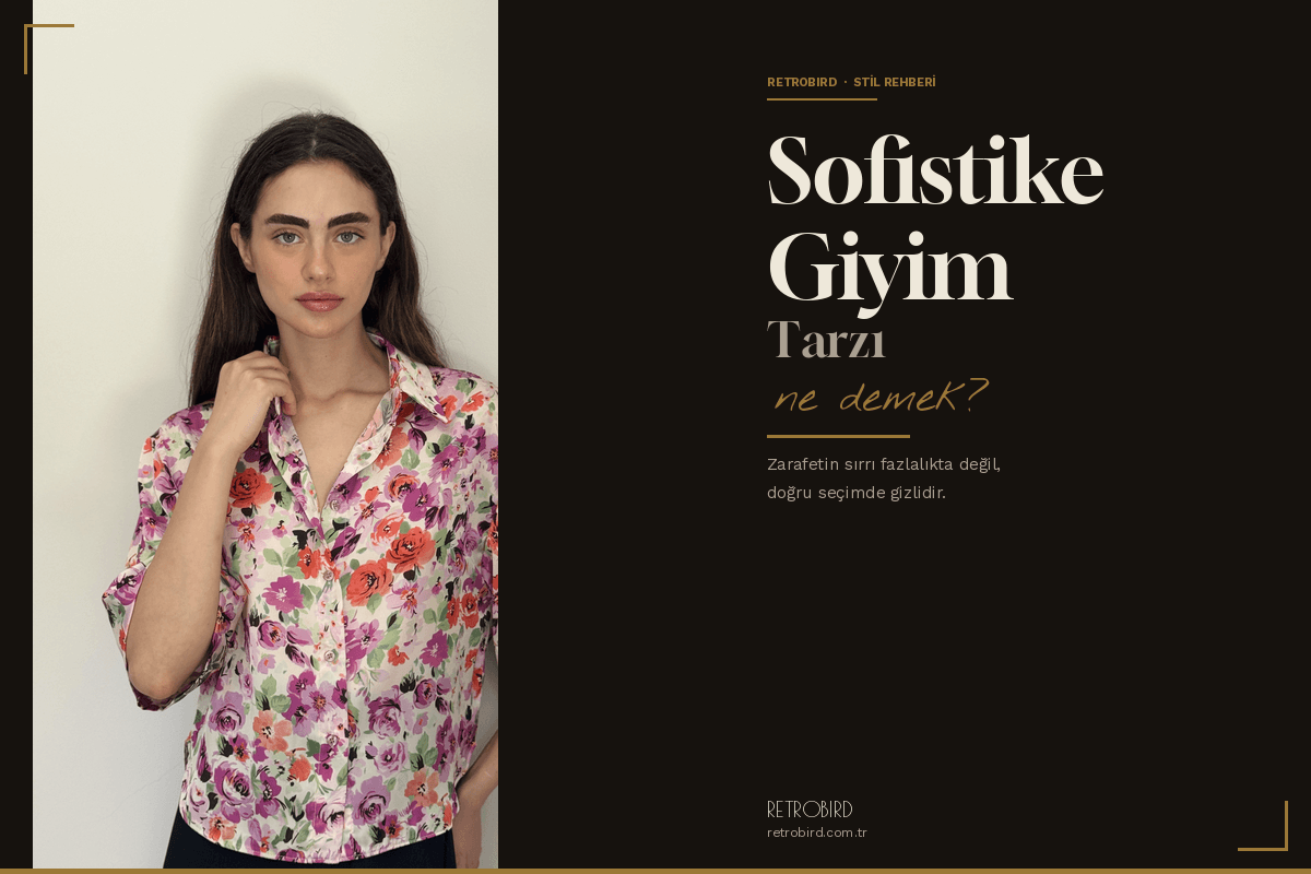 Sofistike Giyim Tarzı Ne Demek? - Retrobird