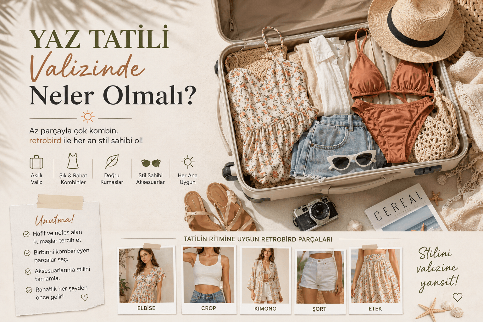Yaz Tatili Valizinde Neler Olmalı?