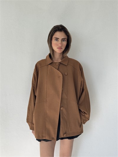 Retrobird Ruby Bomber Açık Kahve Ceket Mont