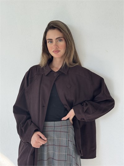 Retrobird Ruby Bomber Koyu Mürdüm Ceket Mont