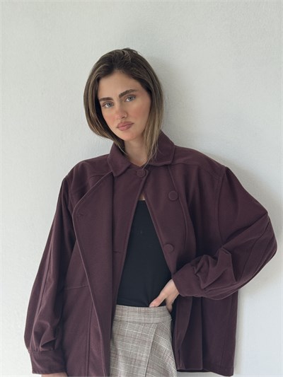 Retrobird Ruby Bomber Mürdüm Ceket Mont