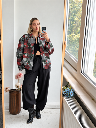 Retrobird Tasarım Füme Brooklyn Bomber Ceket